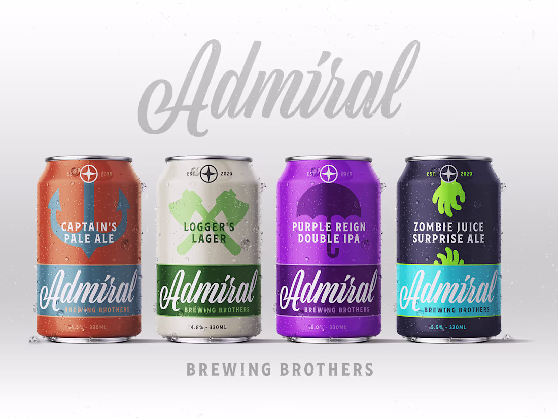 Cover image for Admiral — Craft Beer Branding