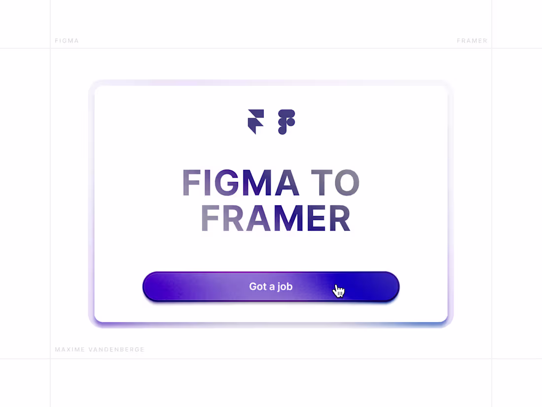 Cover image for Figma to Framer Expert
