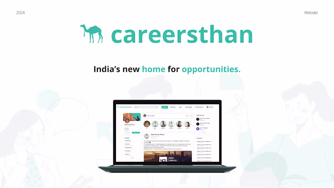 Cover image for Careersthan: A Linkedin for India