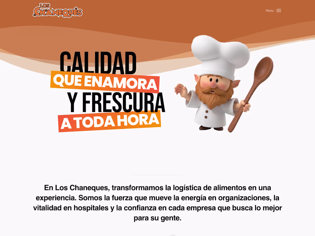 Cover image for Re-design Los Chaneques corporative website