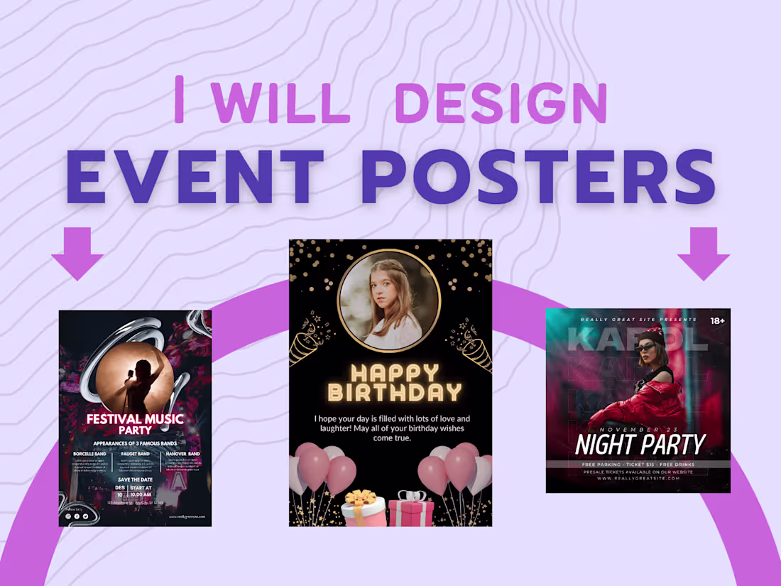 Cover image for Print / Poster Design for Events