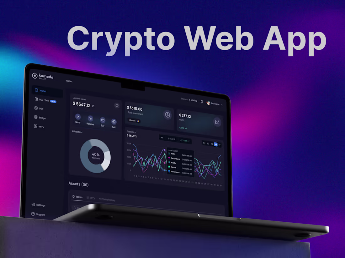 Cover image for Komodo: Crypto Web Wallet