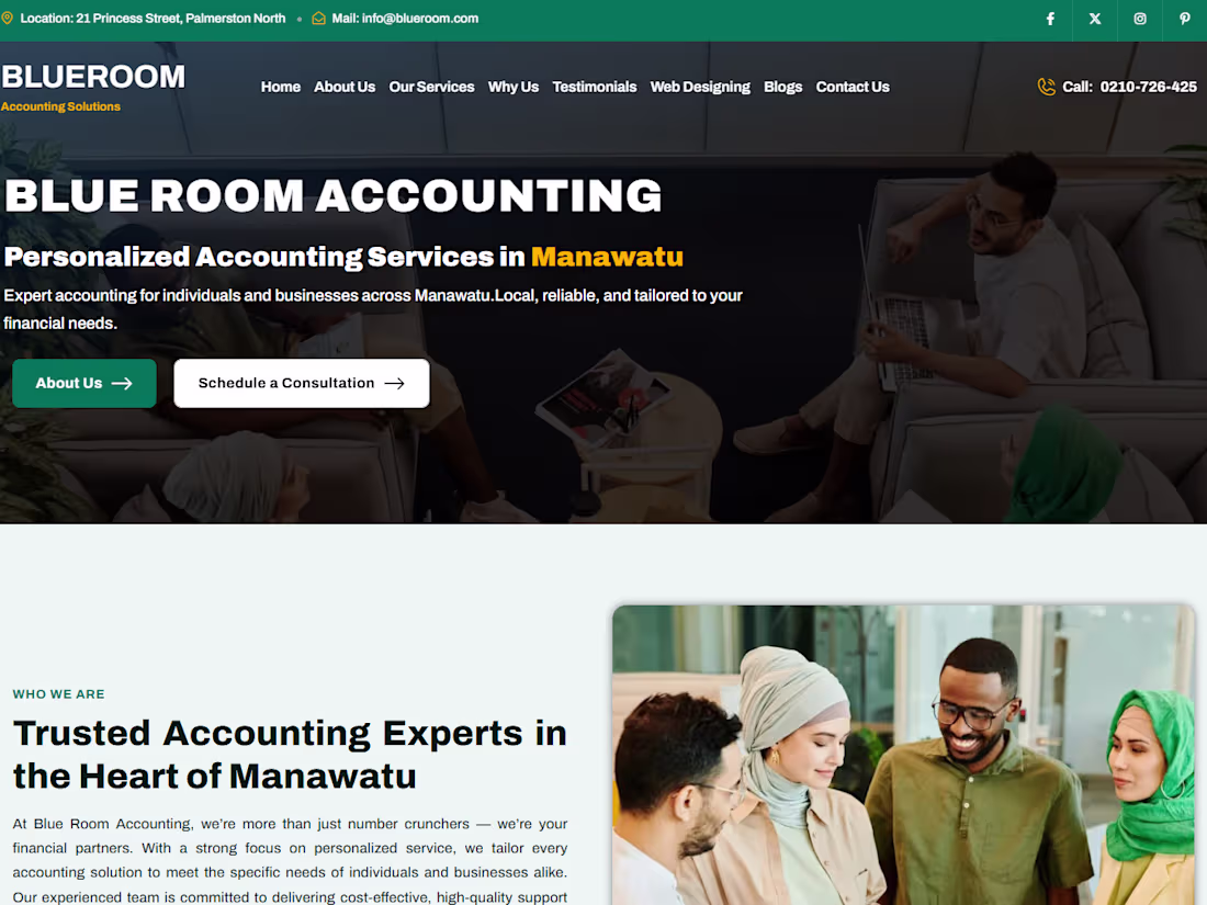 Cover image for Blueroom Website Development