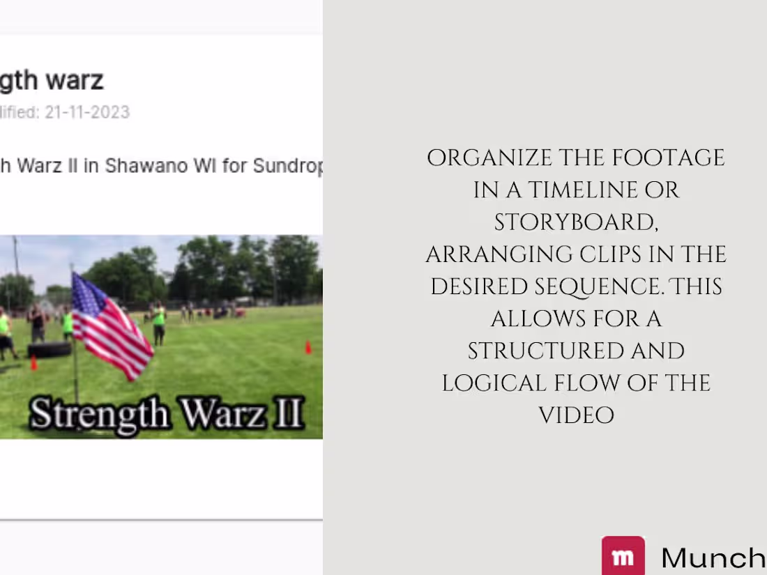 Cover image for Video Editing