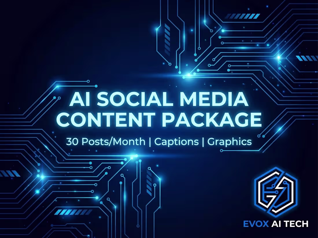 Cover image for AI Social Media Content Package