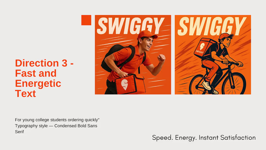 Cover image for Swiggy — Typography Direction Study