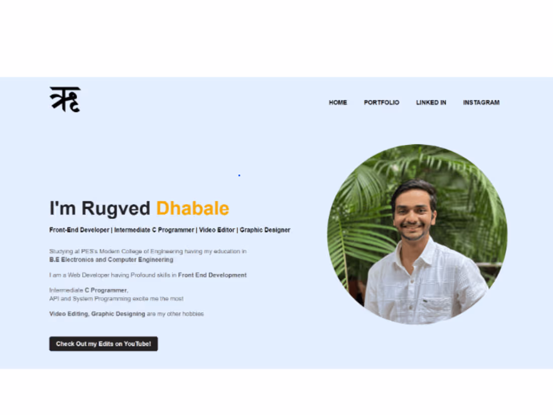 Cover image for Personal Portfolio Website