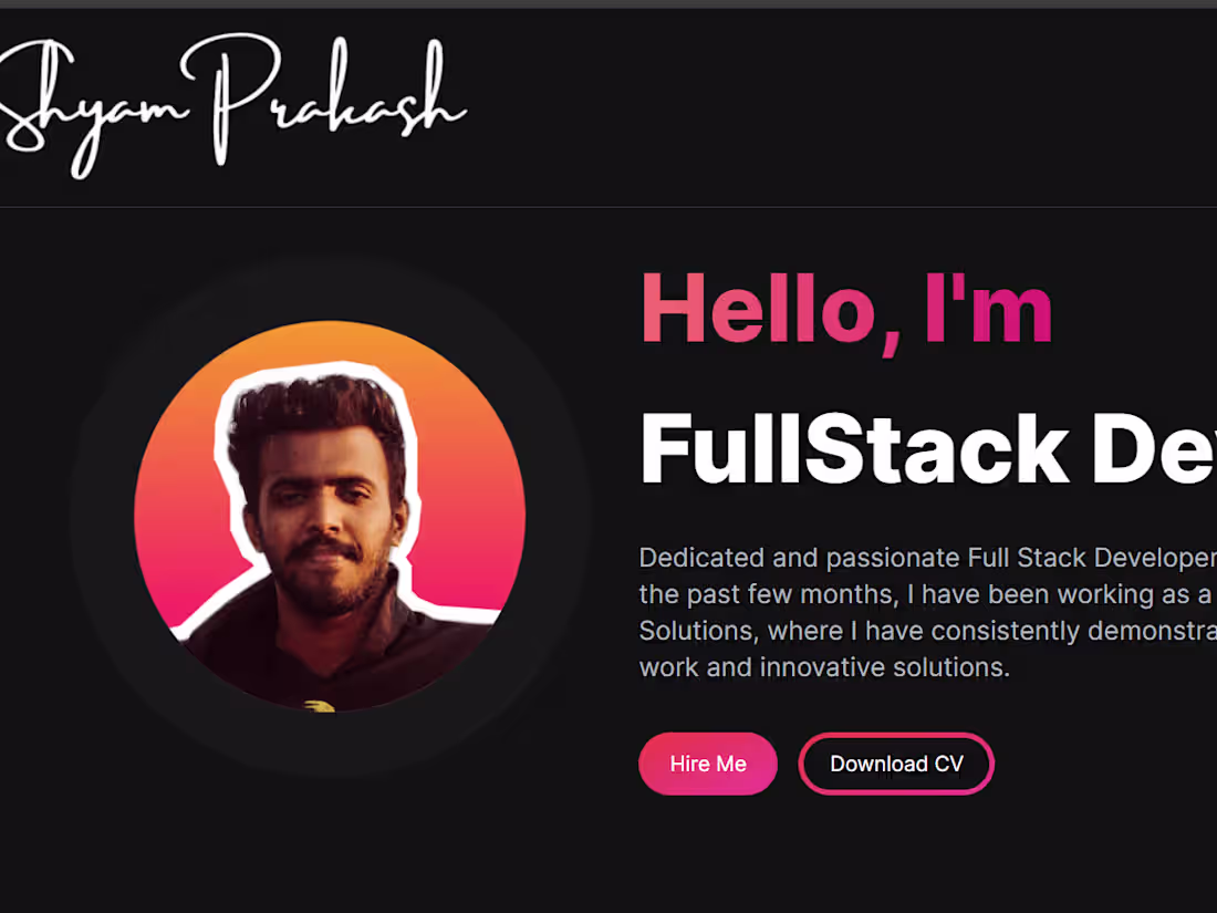 Cover image for Personal Portfolio