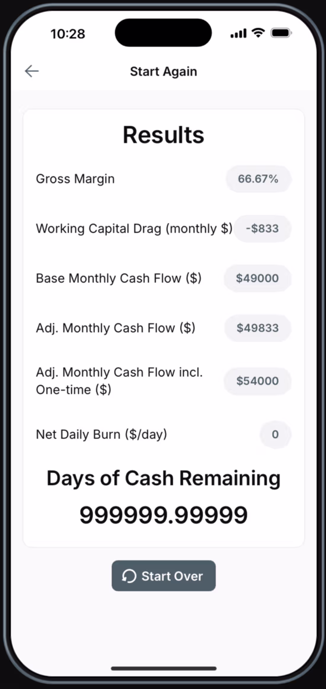 Cover image for Accounting calculator glide app
