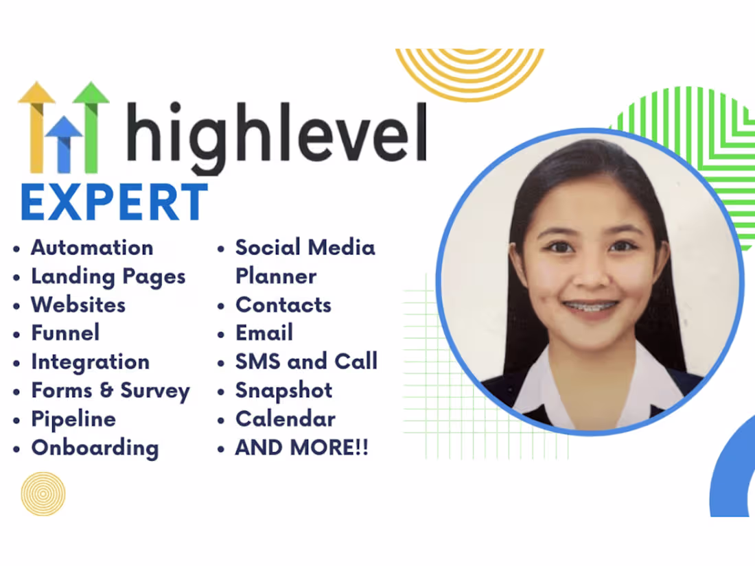 Cover image for I will help you any tasks related to gohighlevel - UNLIMITED