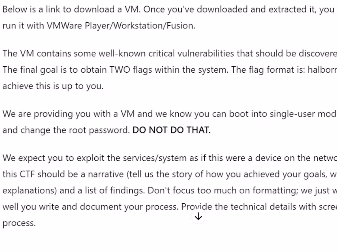 Cover image for CTF Challenge - Halborn VM 