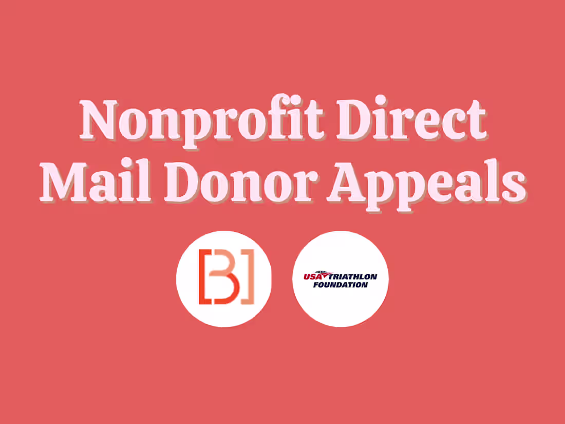 Cover image for USA Triathlon Foundation Direct Mail Content