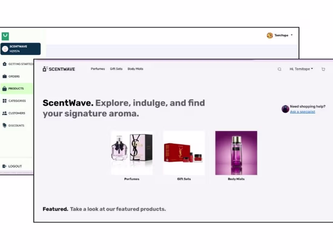 Cover image for E‑Shop Ecommerce Platform A full‑stack ecommerce solution wi...