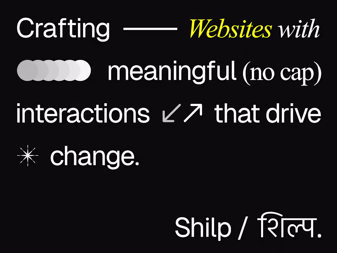 Cover image for Crafting Websites with meaningful interactions that drive change