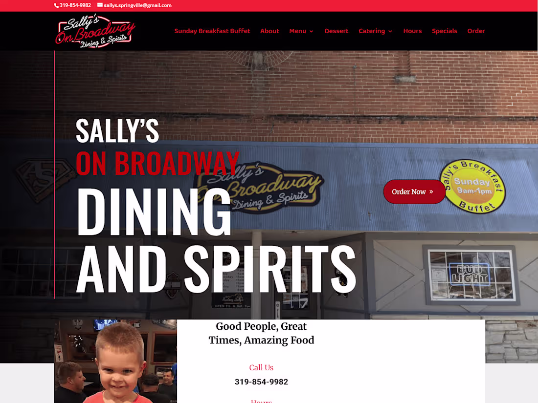Cover image for Sally’s On Broadway