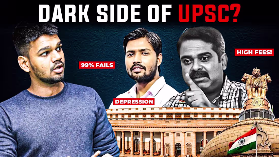 Cover image for Dark Reality of UPSC EXAM ? | Why 99% YOUTUBE VIDEO EDITING 