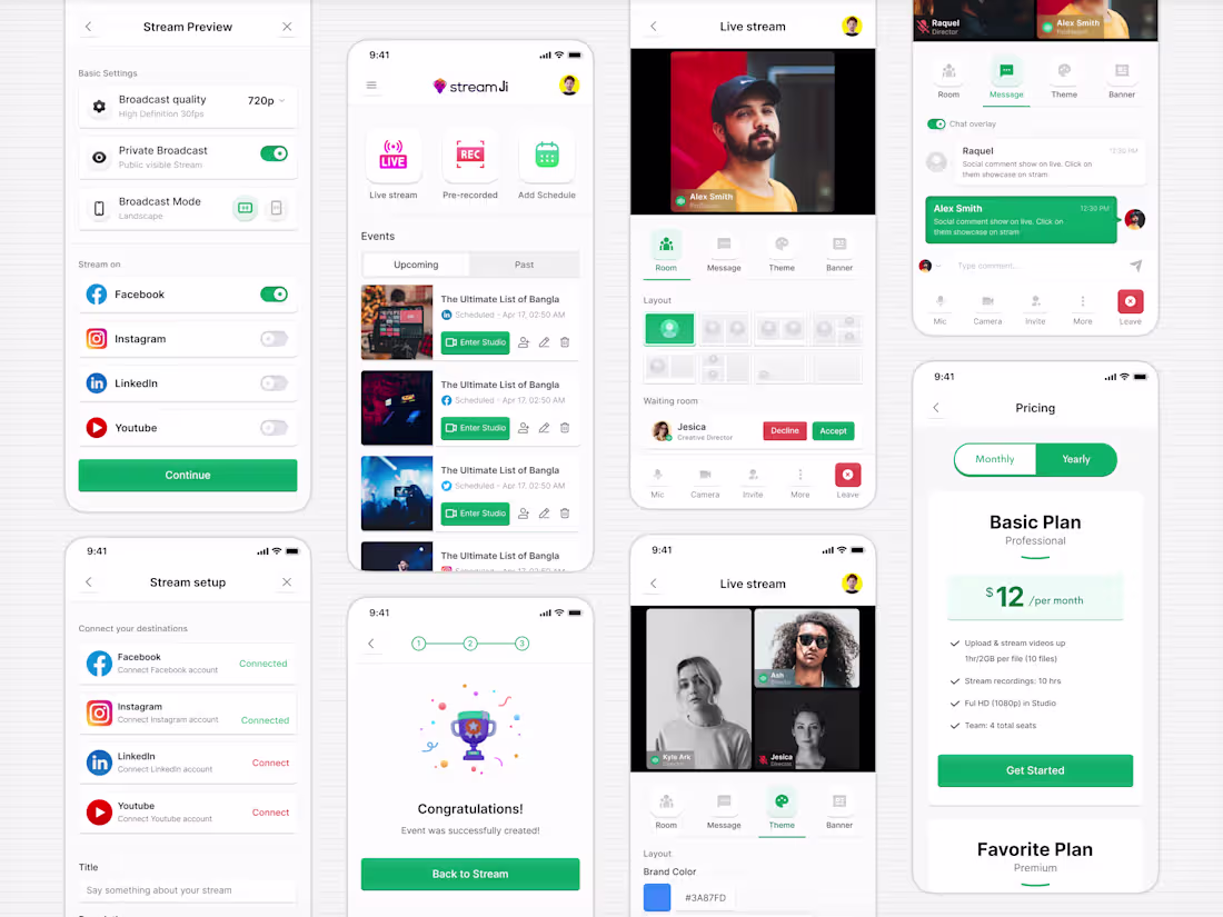 Cover image for Live Streaming Mobile App Product Design