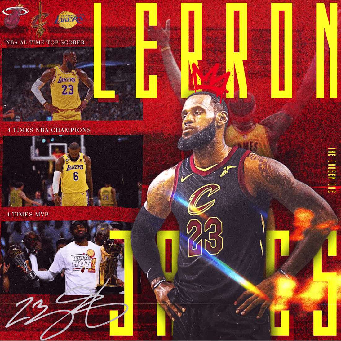Cover image for LEBRON JAMES GRAPHIC