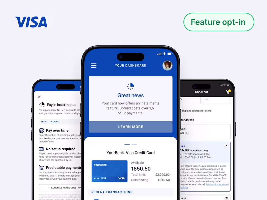 Cover image for Increasing feature opt-in for Visa Instalments