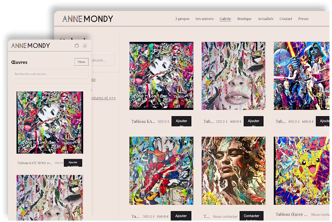 Cover image for Anne Mondy website (HeadlessShopify)