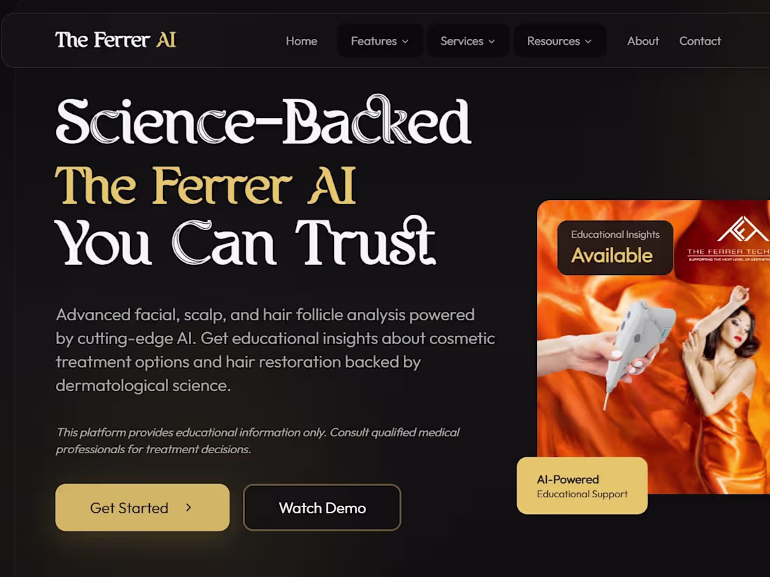 Cover image for Luxury AI Platform for Aesthetic Science