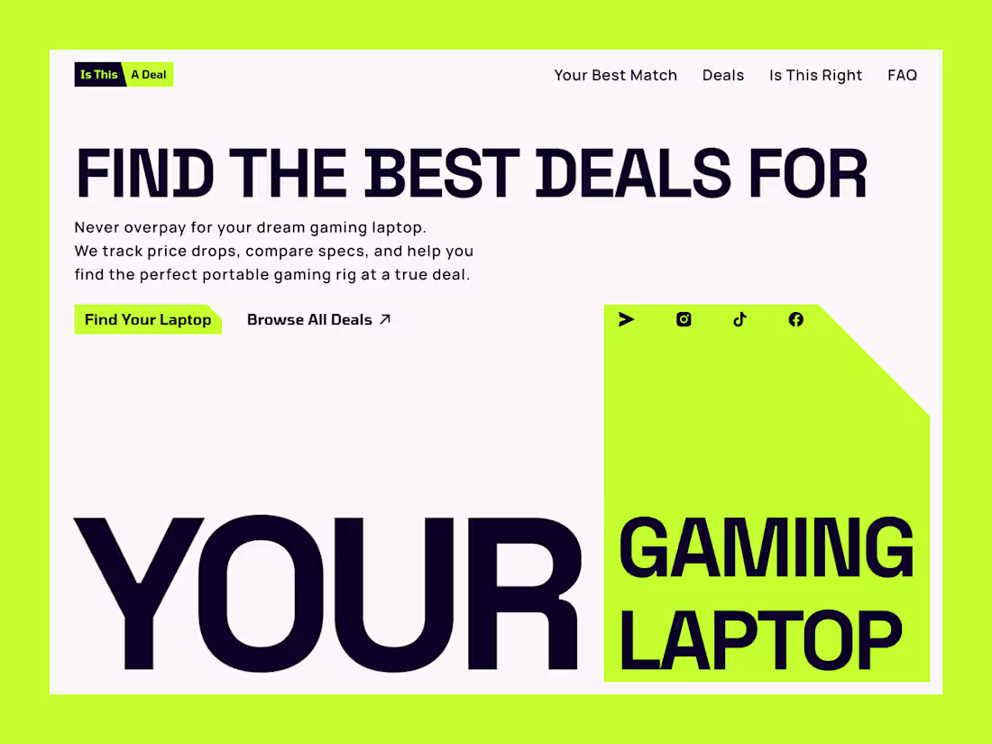 Cover image for IsThisADeal — best gaming laptop deals