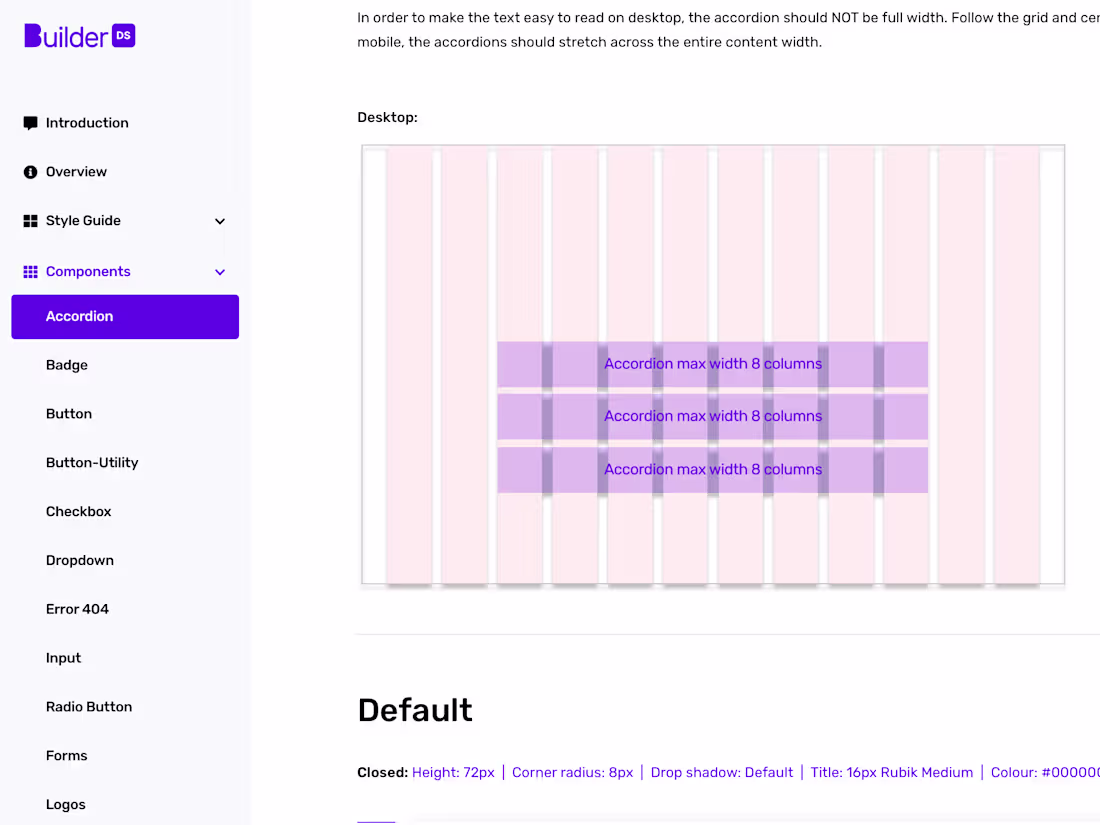 Cover image for builder design system
