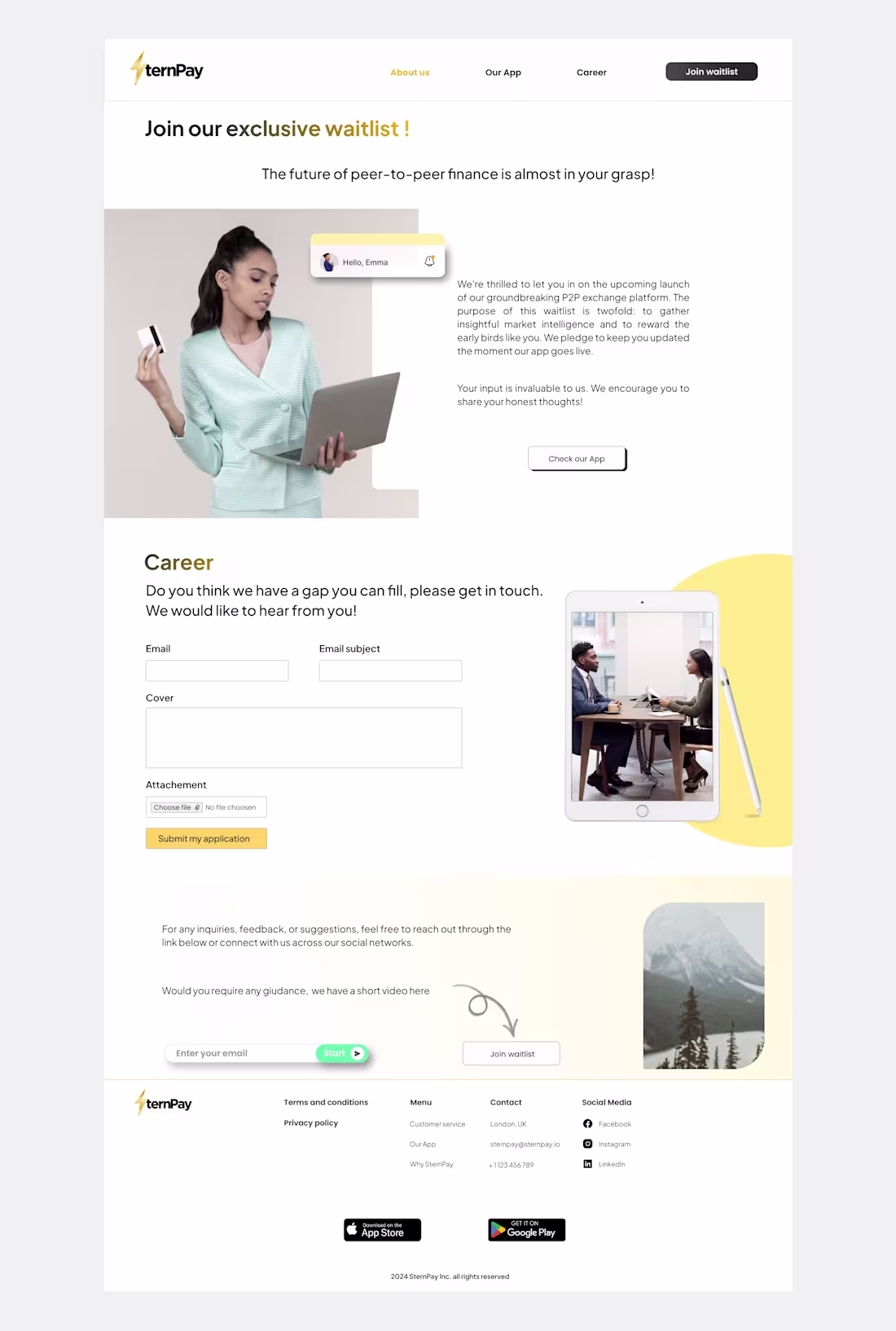 Cover image for Fintech App Landing Page Design