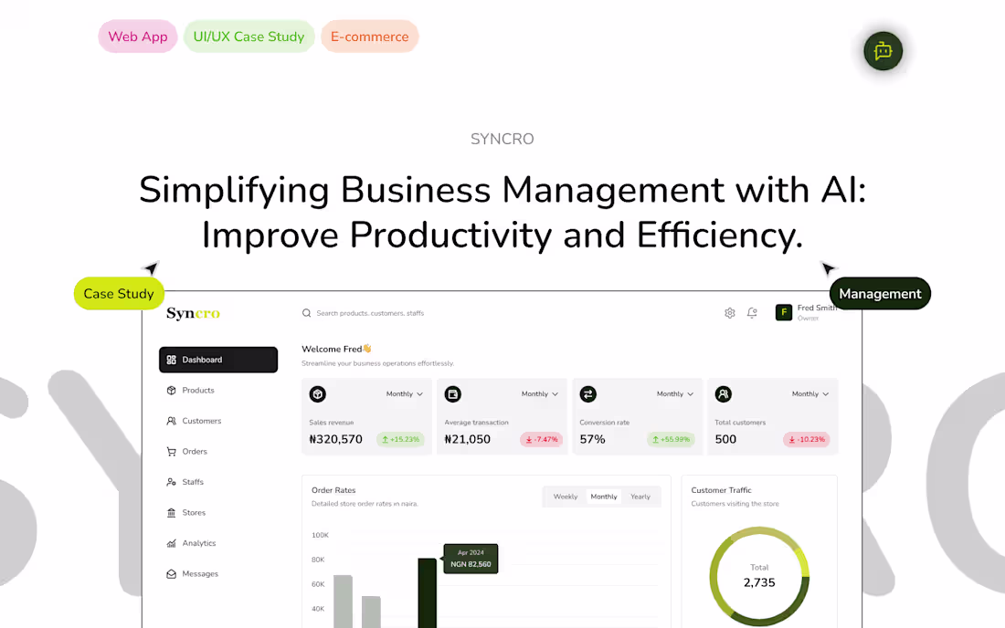 Cover image for Business Management Web App