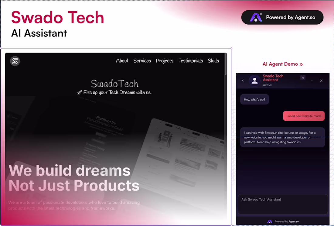 Cover image for I recently added Agent.so (http://Agent.so)