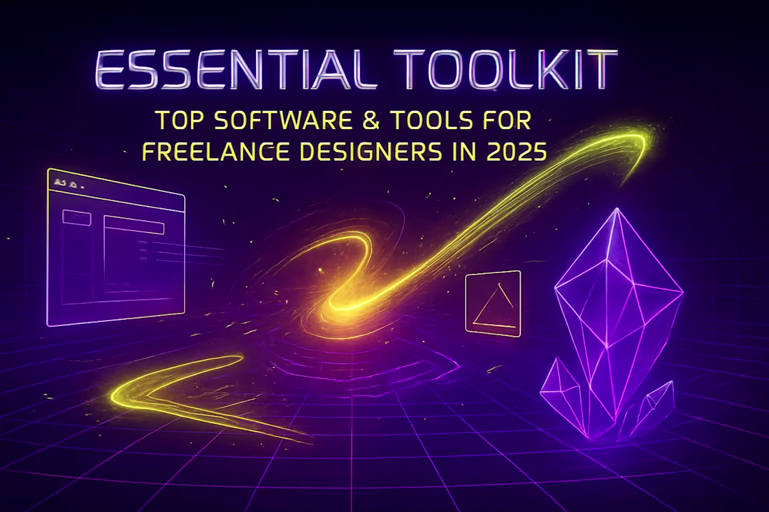 Cover image for Essential Toolkit: Top Software & Tools for Freelance Designers in 2025