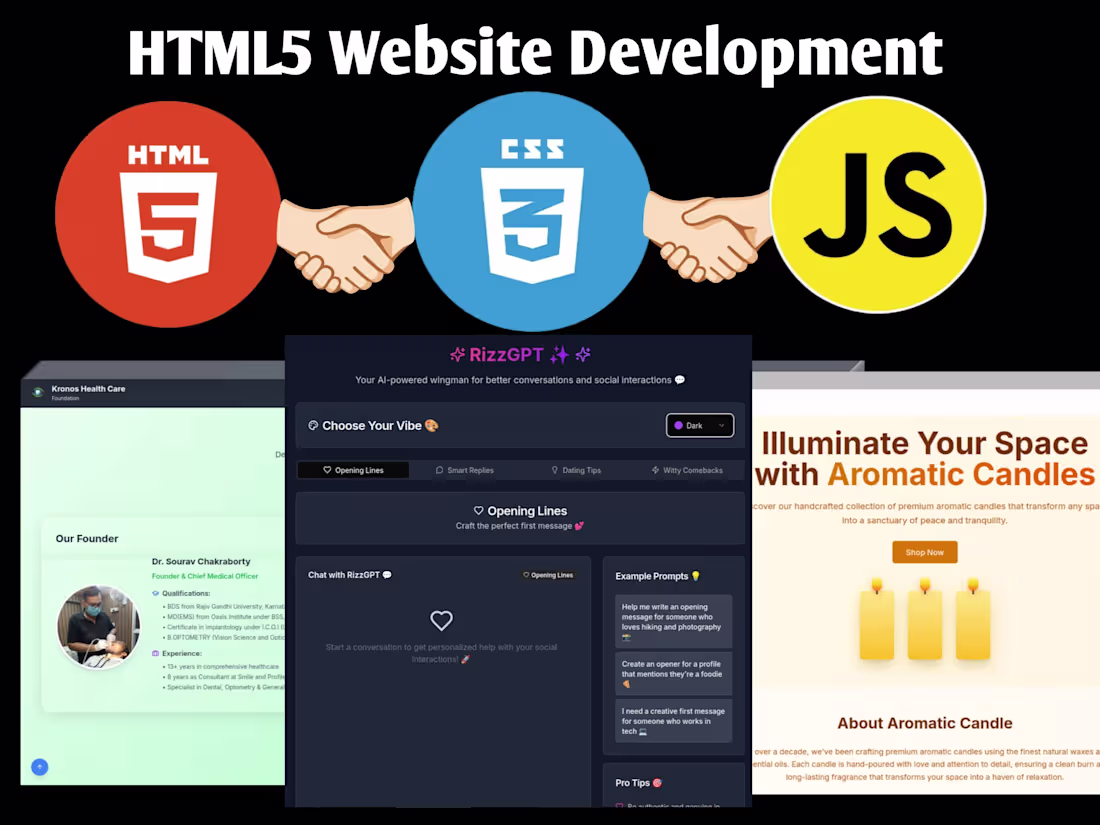 Cover image for Html5 Website Developer