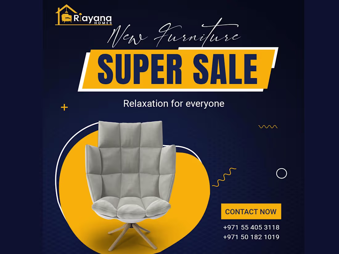 Cover image for Graphic Designing for a Furniture Website