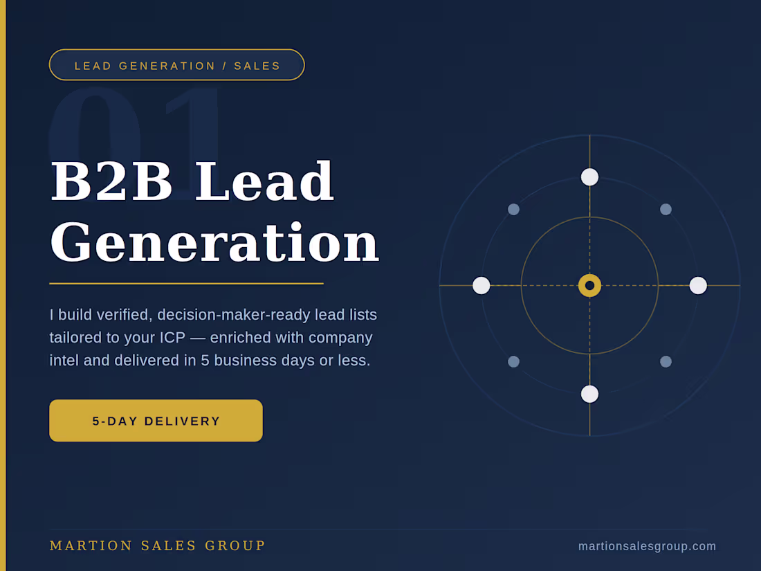 Cover image for B2B Lead Generation