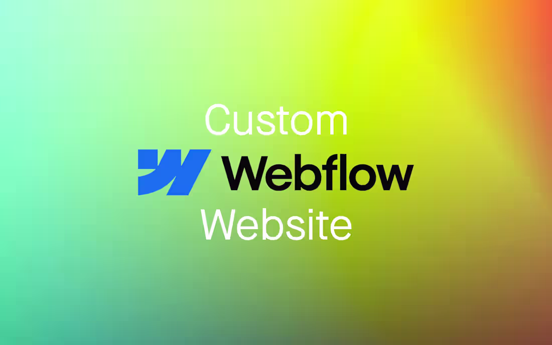 Cover image for Custom Optimized Webflow Website