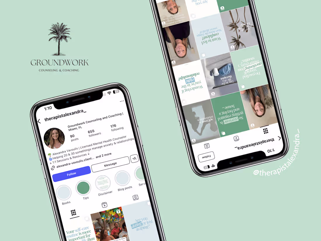 Cover image for Social Media Management - Groundwork Counselling