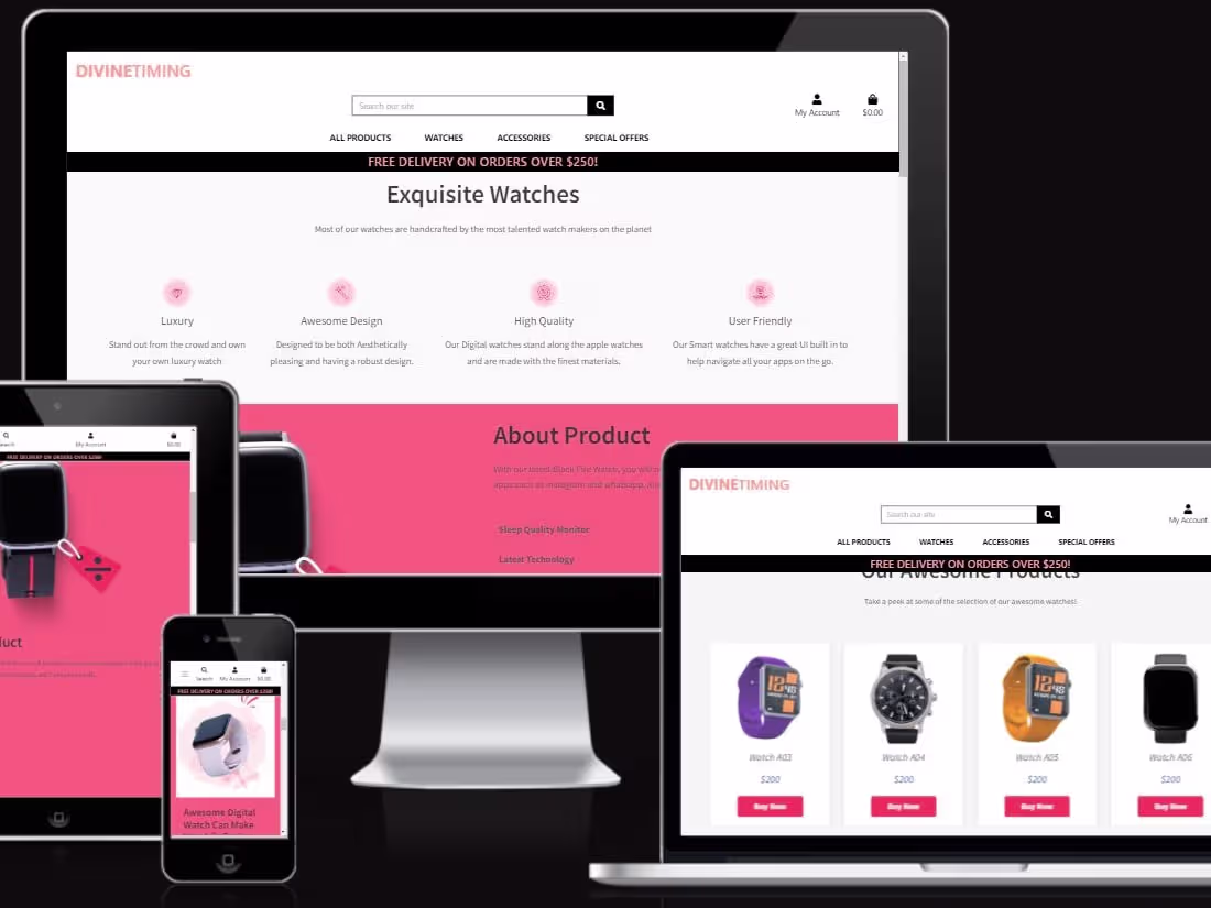 Cover image for Divine Timing - Product Landing Page