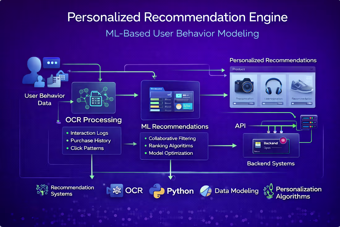 Cover image for Recommendation Engine Development
