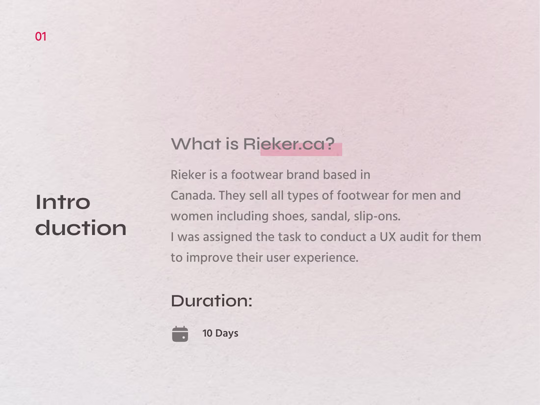 Cover image for Rieker Footwear – UX Audit