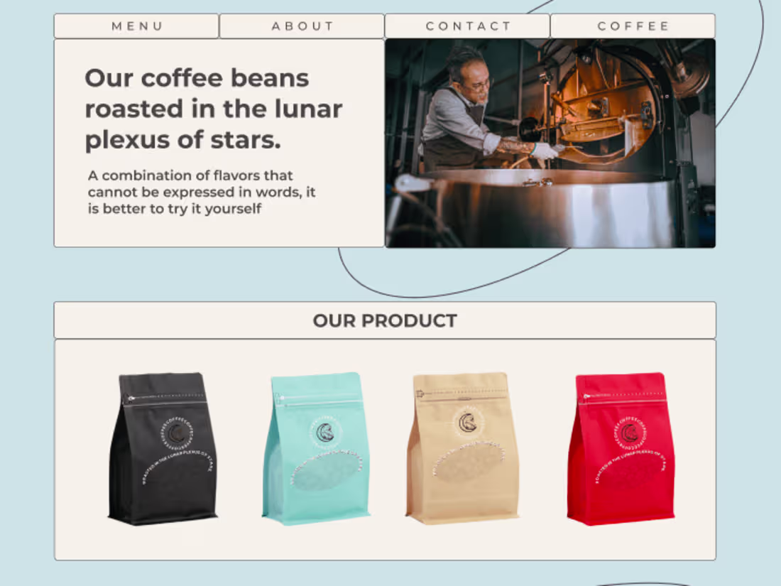 Cover image for Coffeeshop website