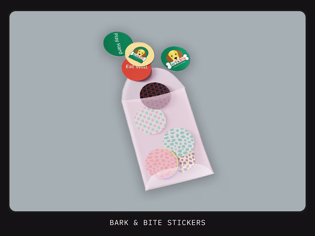 Cover image for Bark & Bite Stickers