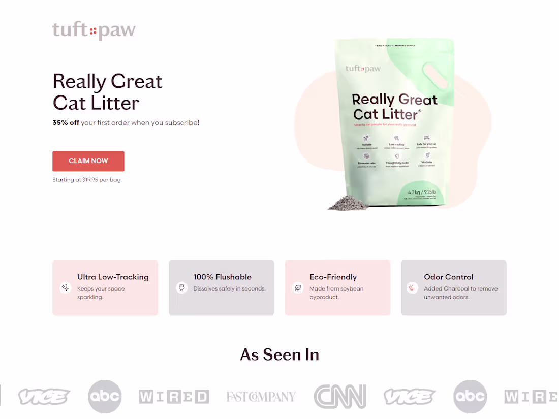 Cover image for Tuft & Paw – Figma to Replo High-Converting Landing Page