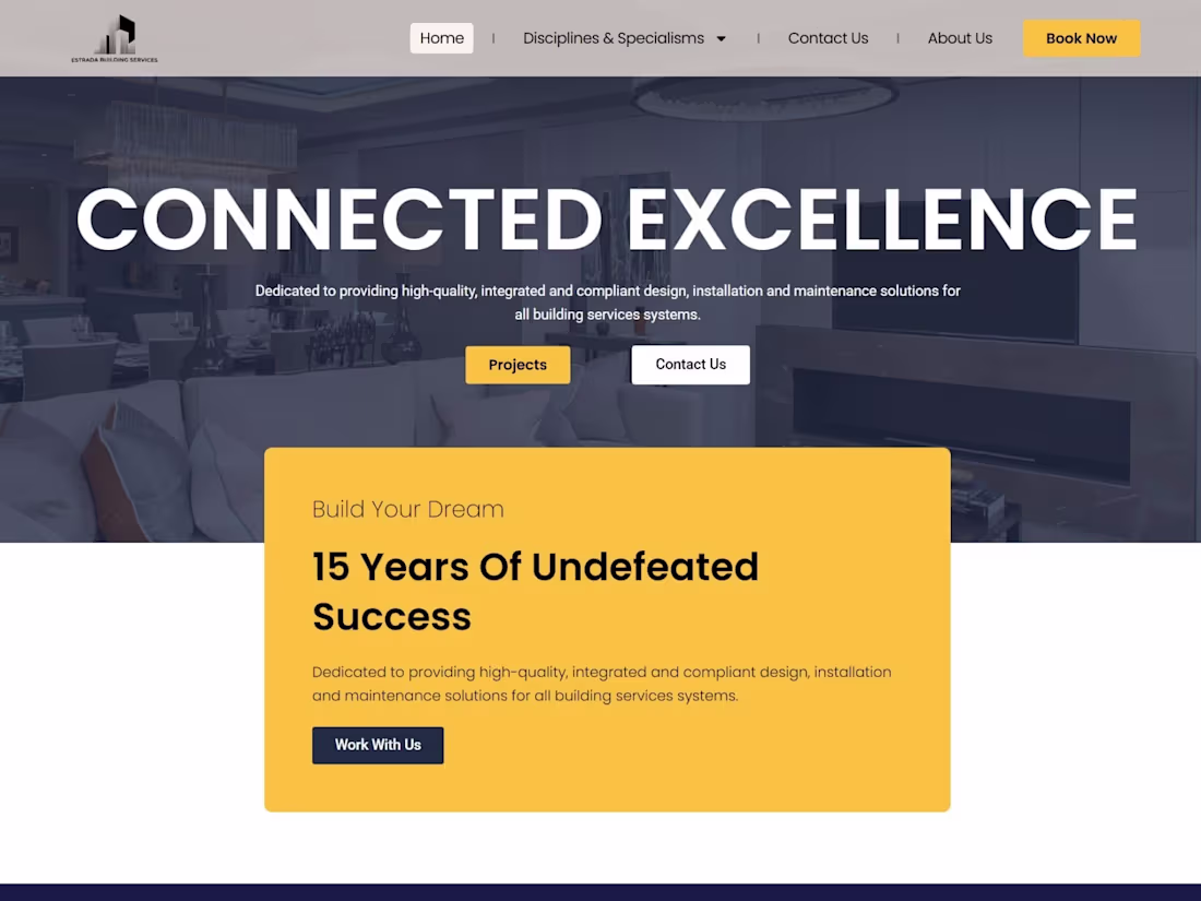 Cover image for WordPress construction website design
