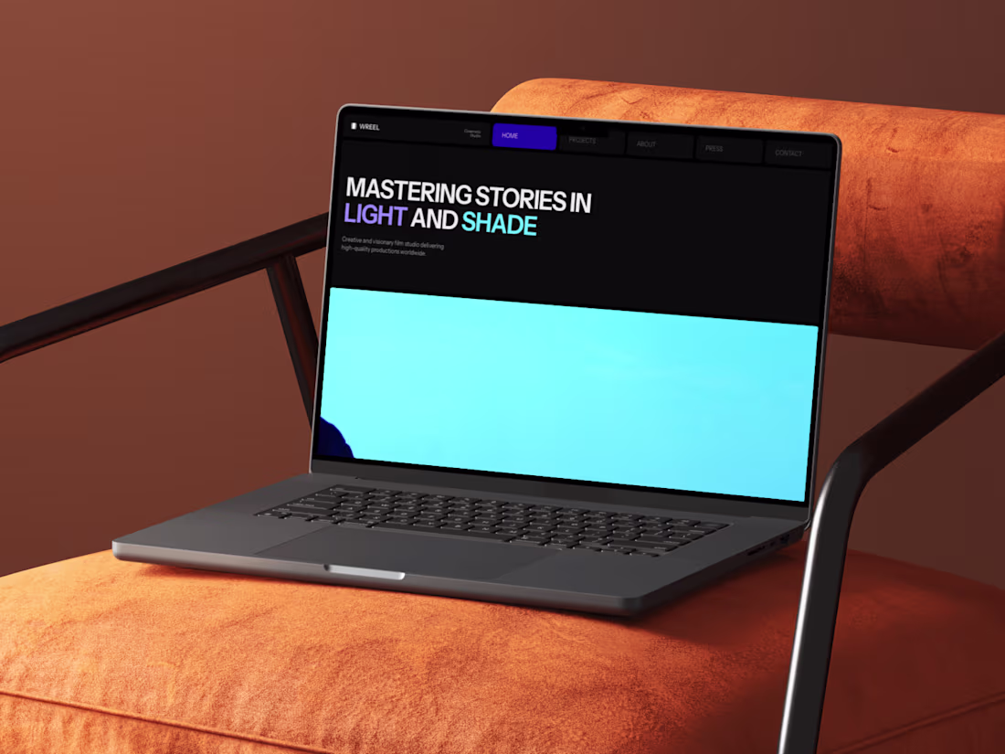 Cover image for WREEL — Framer Website Built for a Motion Studio in France