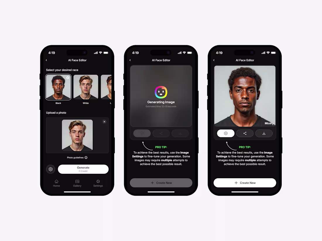 Cover image for We designed Mixify, an AI-powered mobile app that lets users...