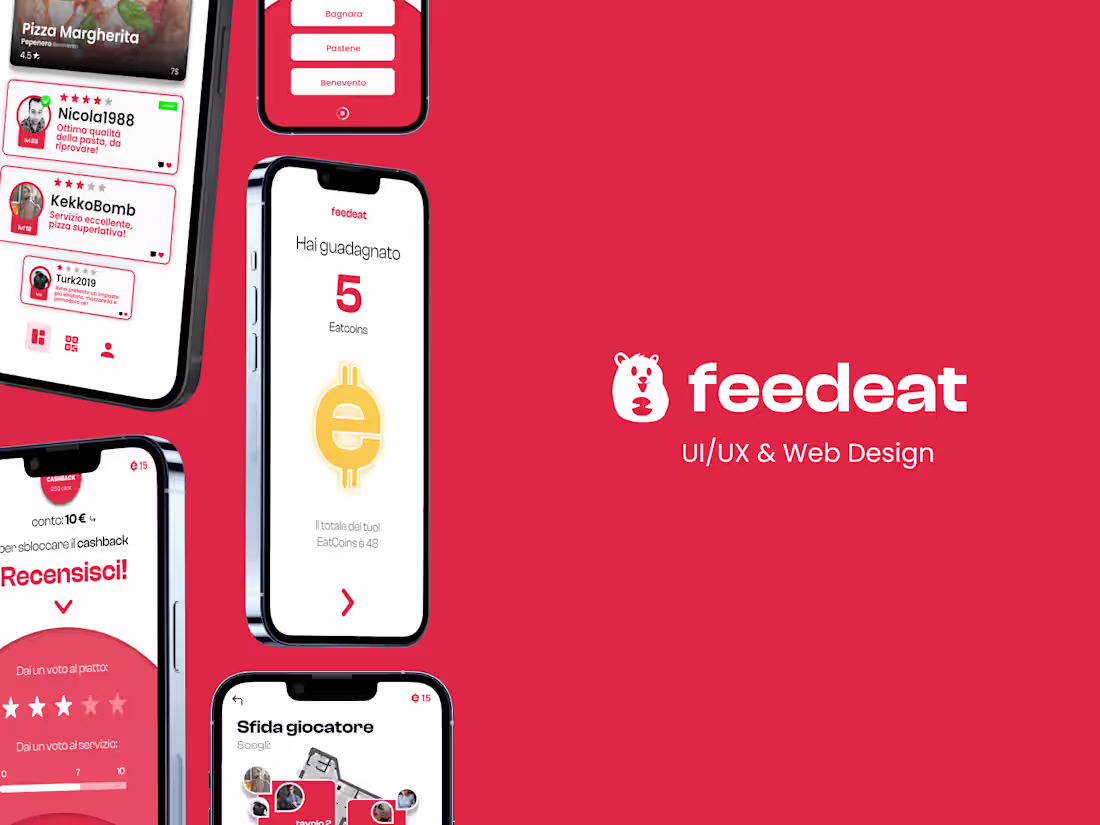 Cover image for FeedEat - UI/UX & Web Design