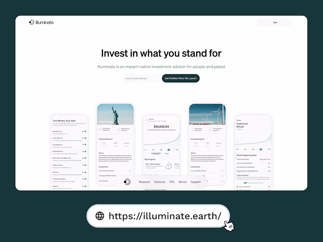 Cover image for Illuminate Brand Design and Framer Website