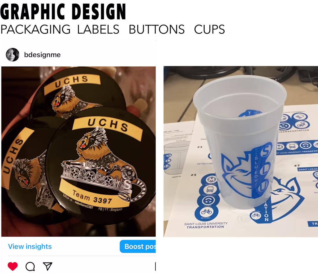 Cover image for Label, buttons and other marketing materials