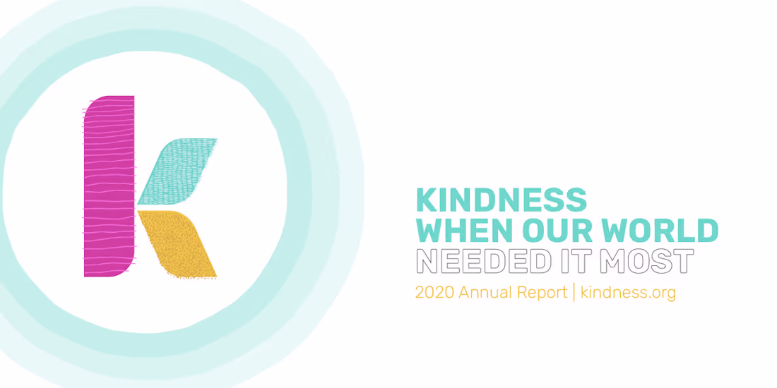Cover image for Kindness 2020 Annual Report