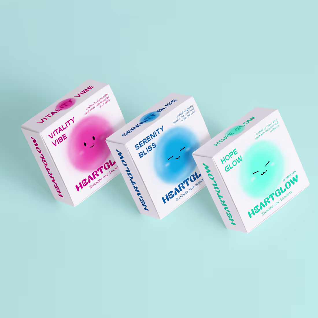 Cover image for HeartGlow Branding Design